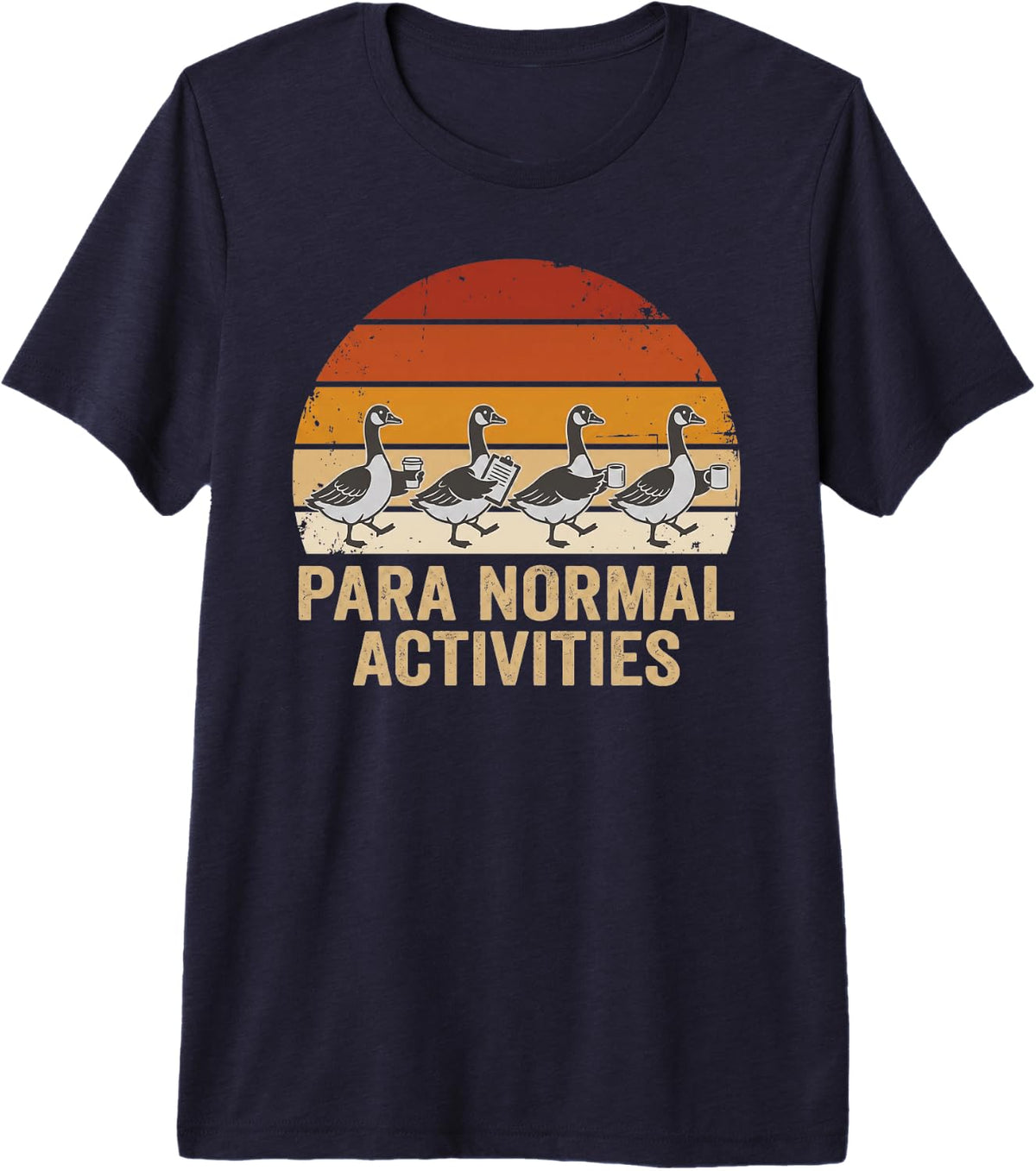 para Normal Activities Funny Paraprofessional SPED Aide Premium Tri-Blend T-Shirt - Navy Blue