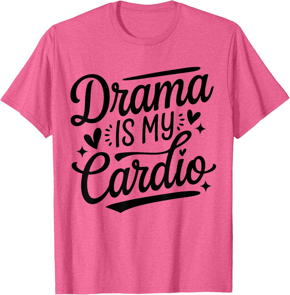 Drama Teacher Theater Instructor Humor Acting Coach T-Shirt - Pink Heather