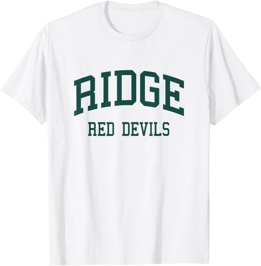 Ridge High School HS Basking Ridge NJ Retro T-Shirt - White