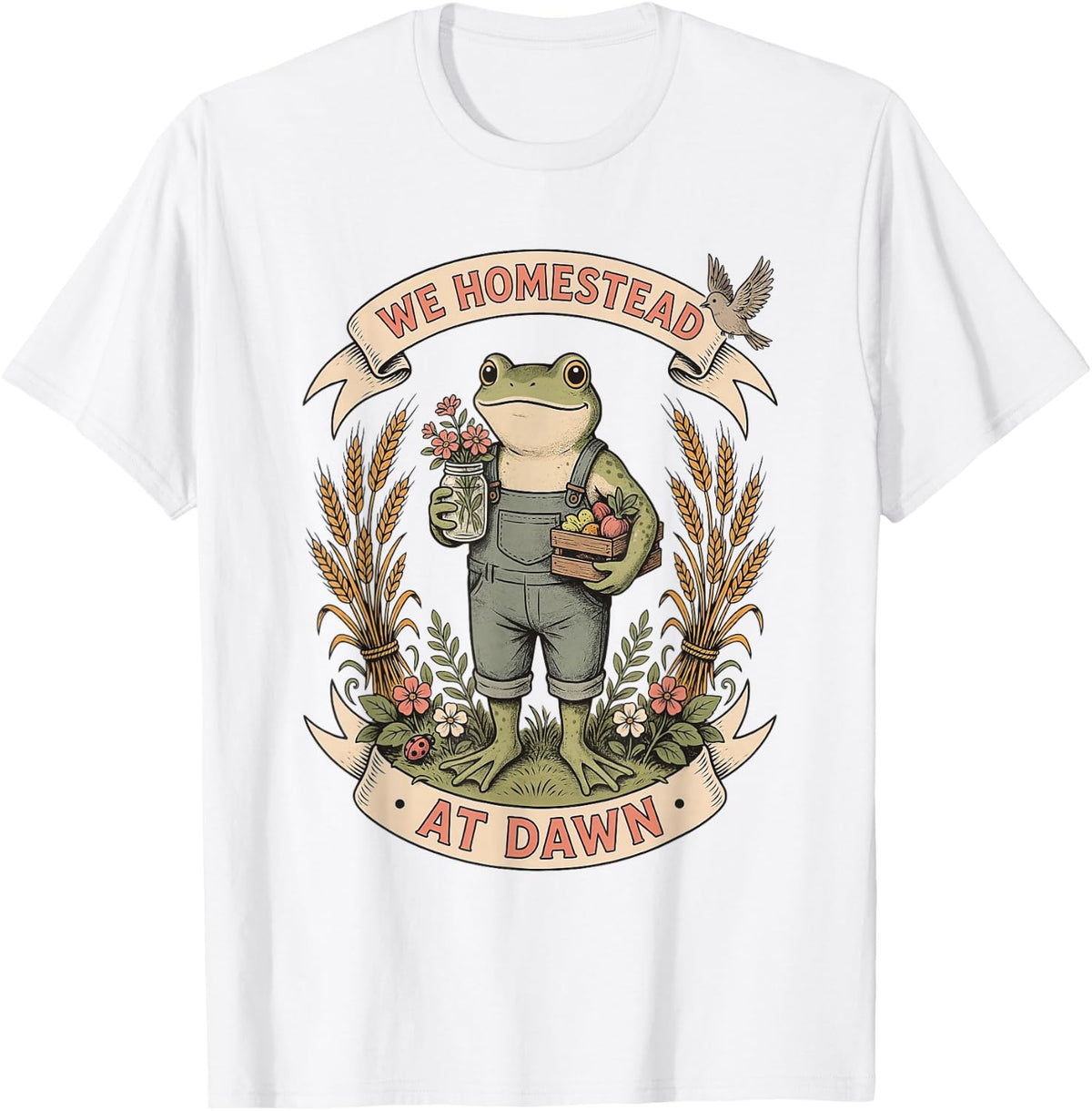 Homesteading Farmer Off Grid Living Self Sufficiency T-Shirt - White