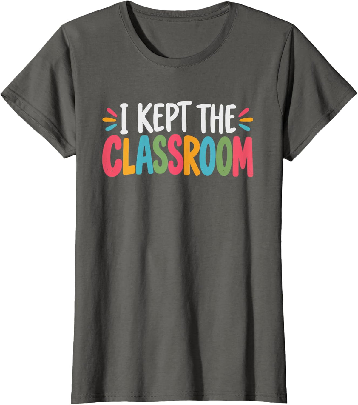 Special Education Teacher Divorce Classroom Resilience T-Shirt - Asphalt Grey