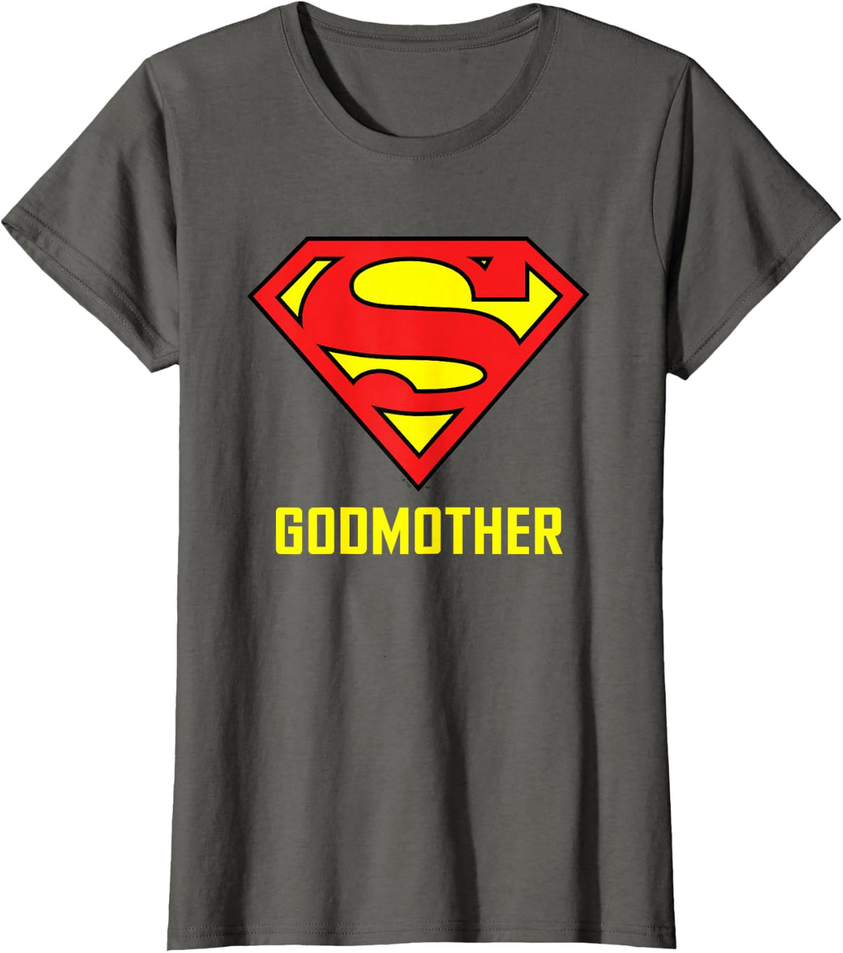 Superman Super Godmother T-Shirt - Asphalt Grey
