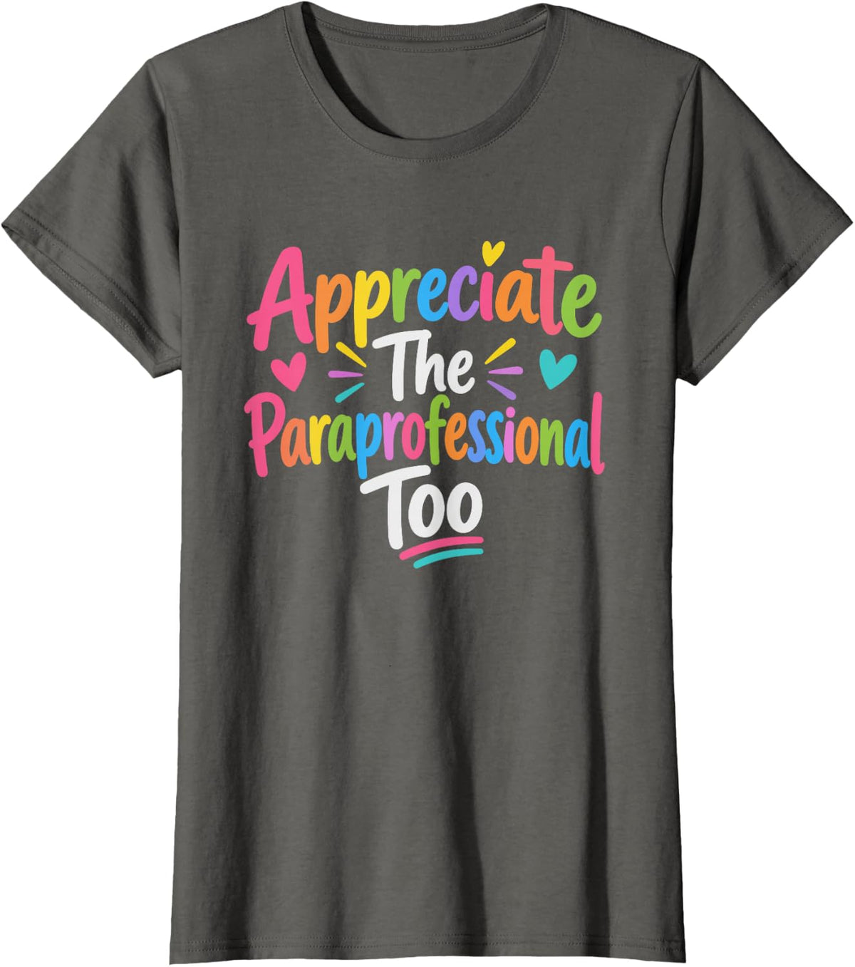 Special Education Teacher SPED IEP Appreciation Week T-Shirt - Asphalt Grey