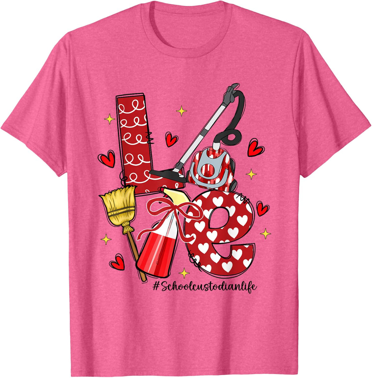Funny T-Shirt - Pink Heather