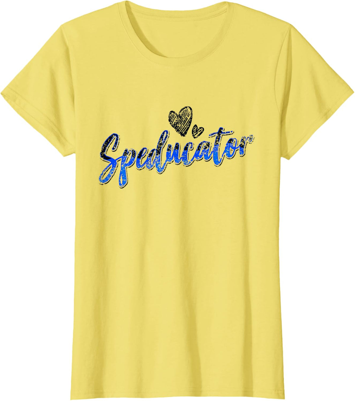 Speducator Sped Special Education Teacher Awareness Cute T-Shirt - Lemon Yellow