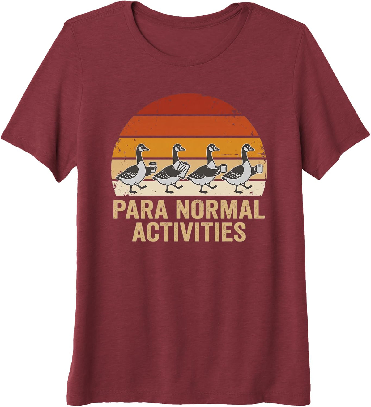 para Normal Activities Funny Paraprofessional SPED Aide Premium Tri-Blend T-Shirt - Burgundy