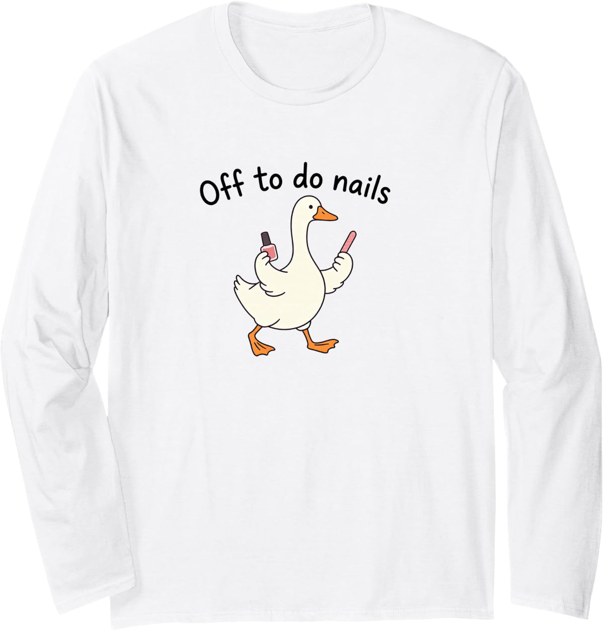 Architect Goose Architecture Student Designer Off to Design Long Sleeve T-Shirt - Adult Unisex White