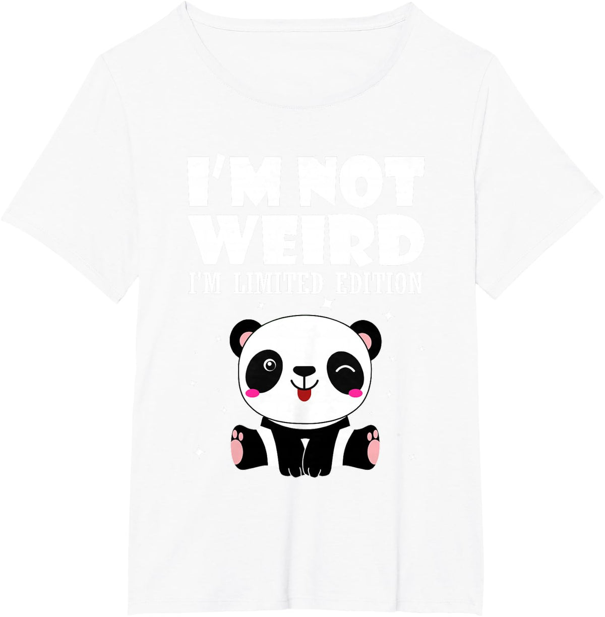 Panda Shirt I'm Not Strange I'm Limited Edition Tee T-Shirt For Men Women - White