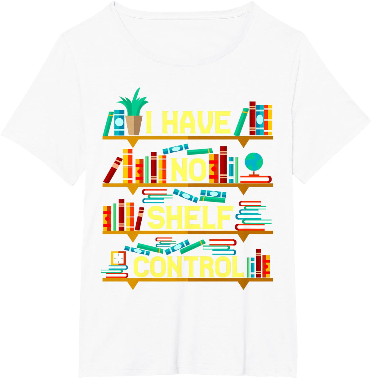 Funny Book Lover Gift Book Club Group Reading Librarian Pun T-Shirt - White