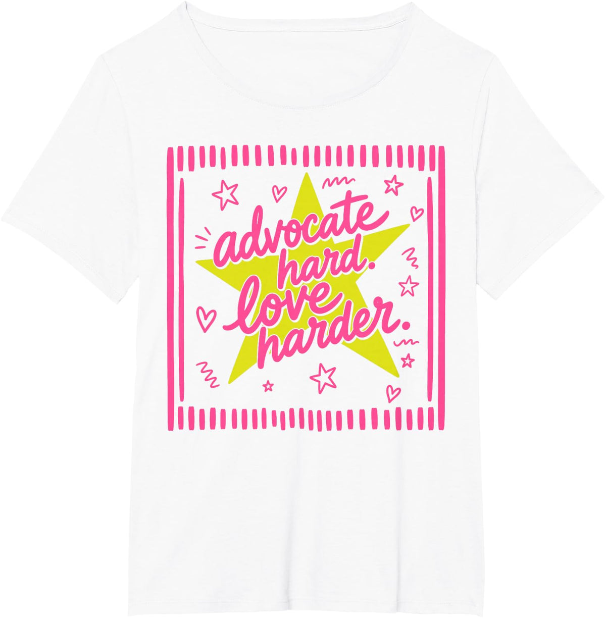 Advocate Hard Love Harder Special Education Teacher T-Shirt - White