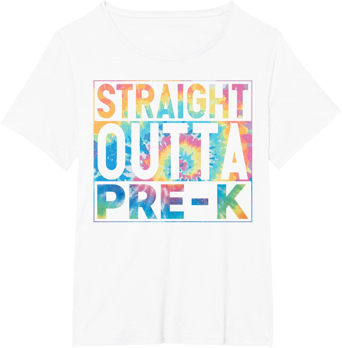 Straight Outta Pre-k School Graduate 2026 Pre-k School Funny T-Shirt - White