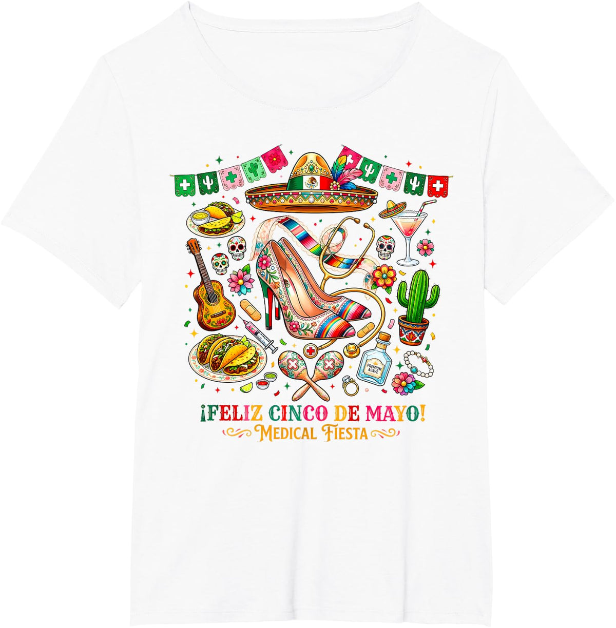 Taco Tequila T-Shirt - White