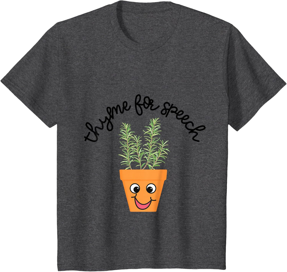 Thyme For Speech Spring SLP T-Shirt - Dark Heather Grey