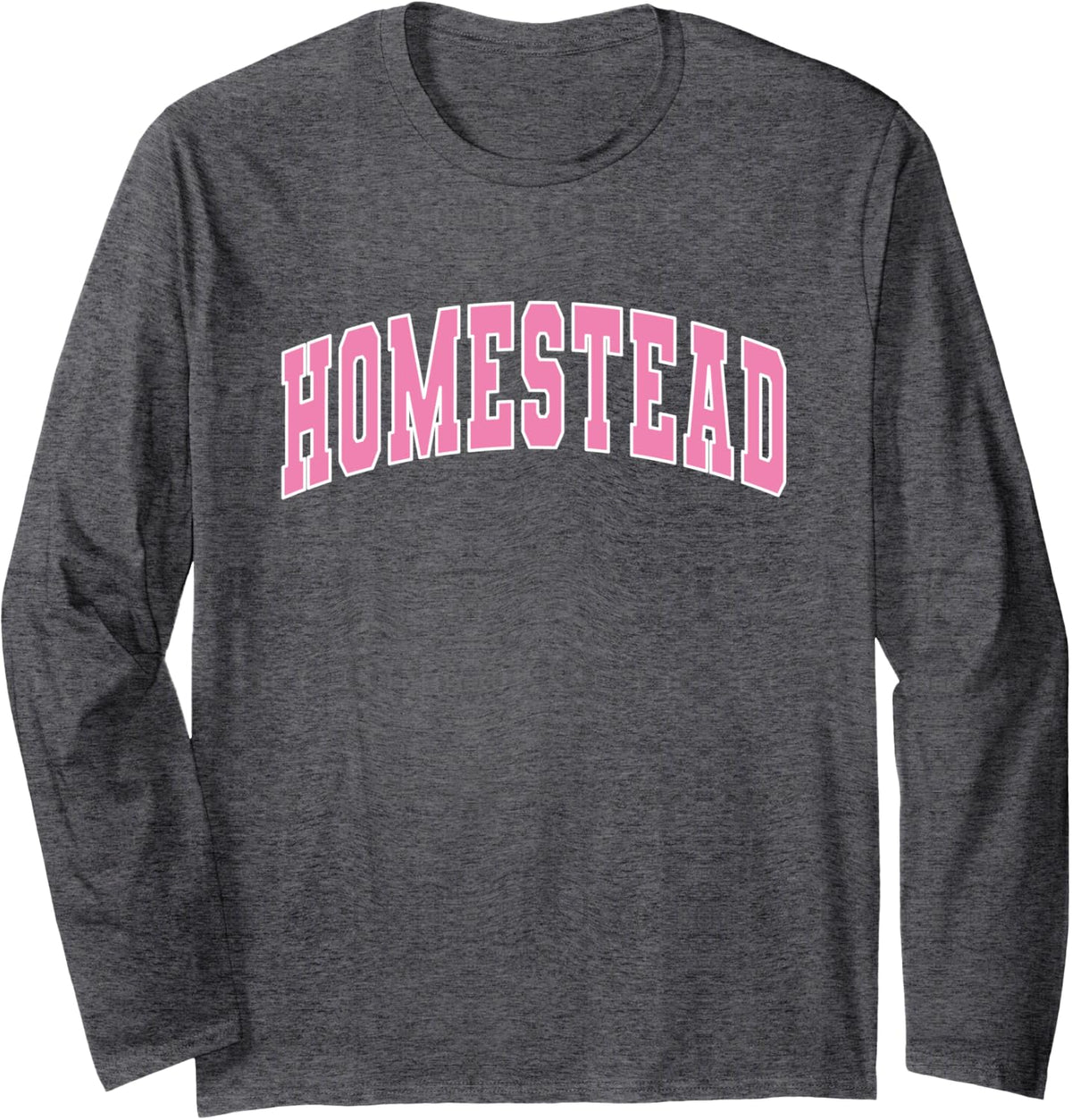 Homestead Long Sleeve T-Shirt - Adult Unisex Dark Heather Grey