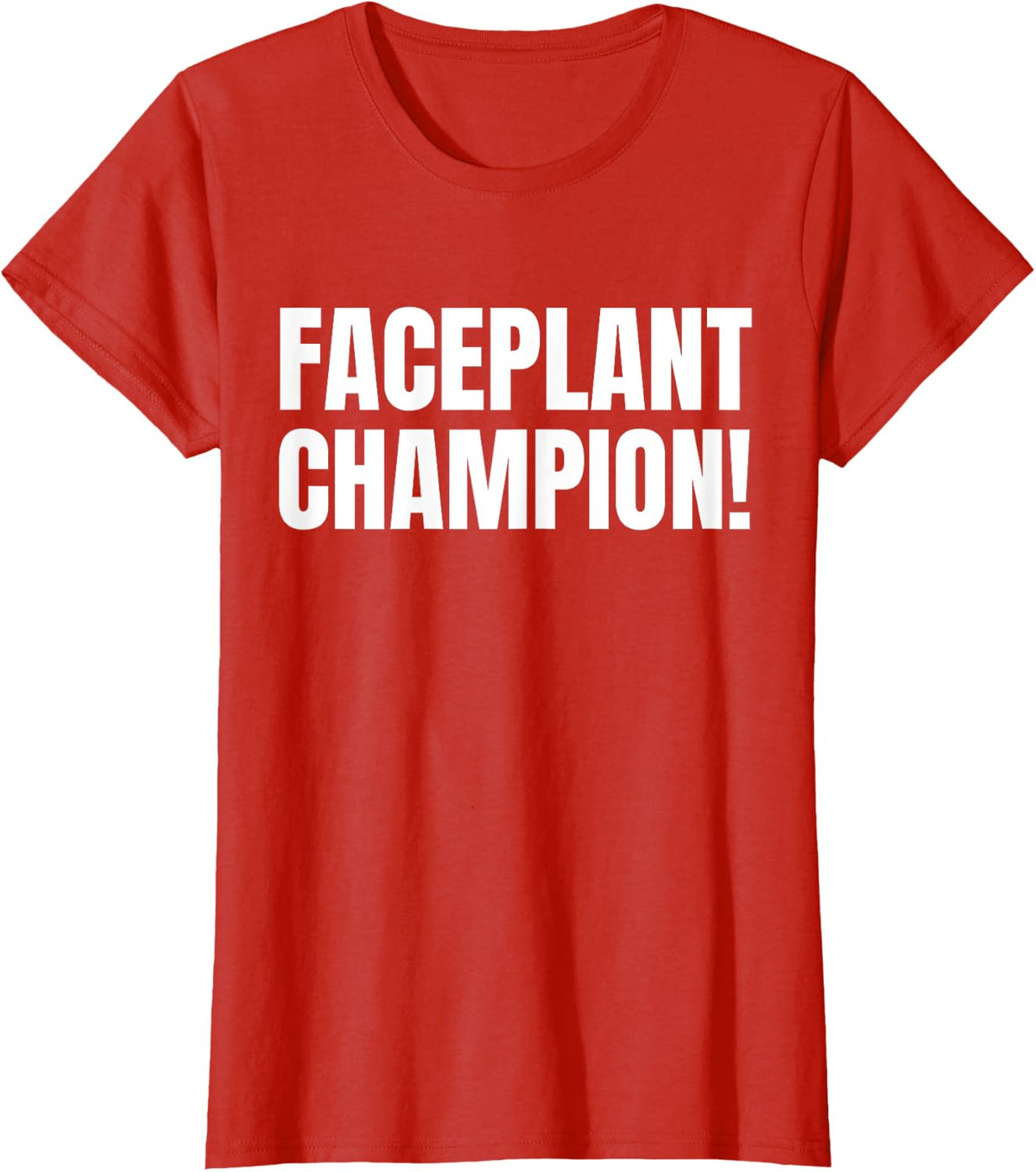 Faceplant Funny Hurdler And Racing Hurdle Runner T-Shirt - Red