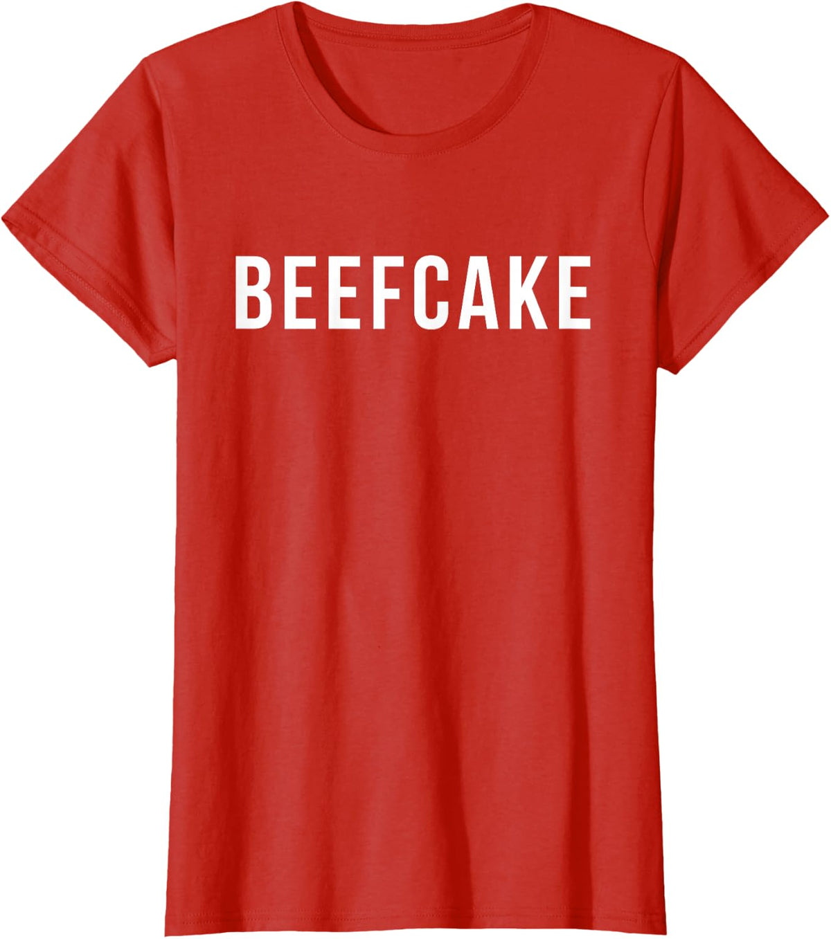Beefcake Bold Gym Workout Fitness Shirt T-Shirt - Red