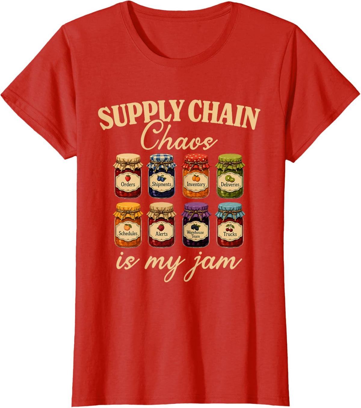 Funny Supply Chain Manager T-Shirt - Red