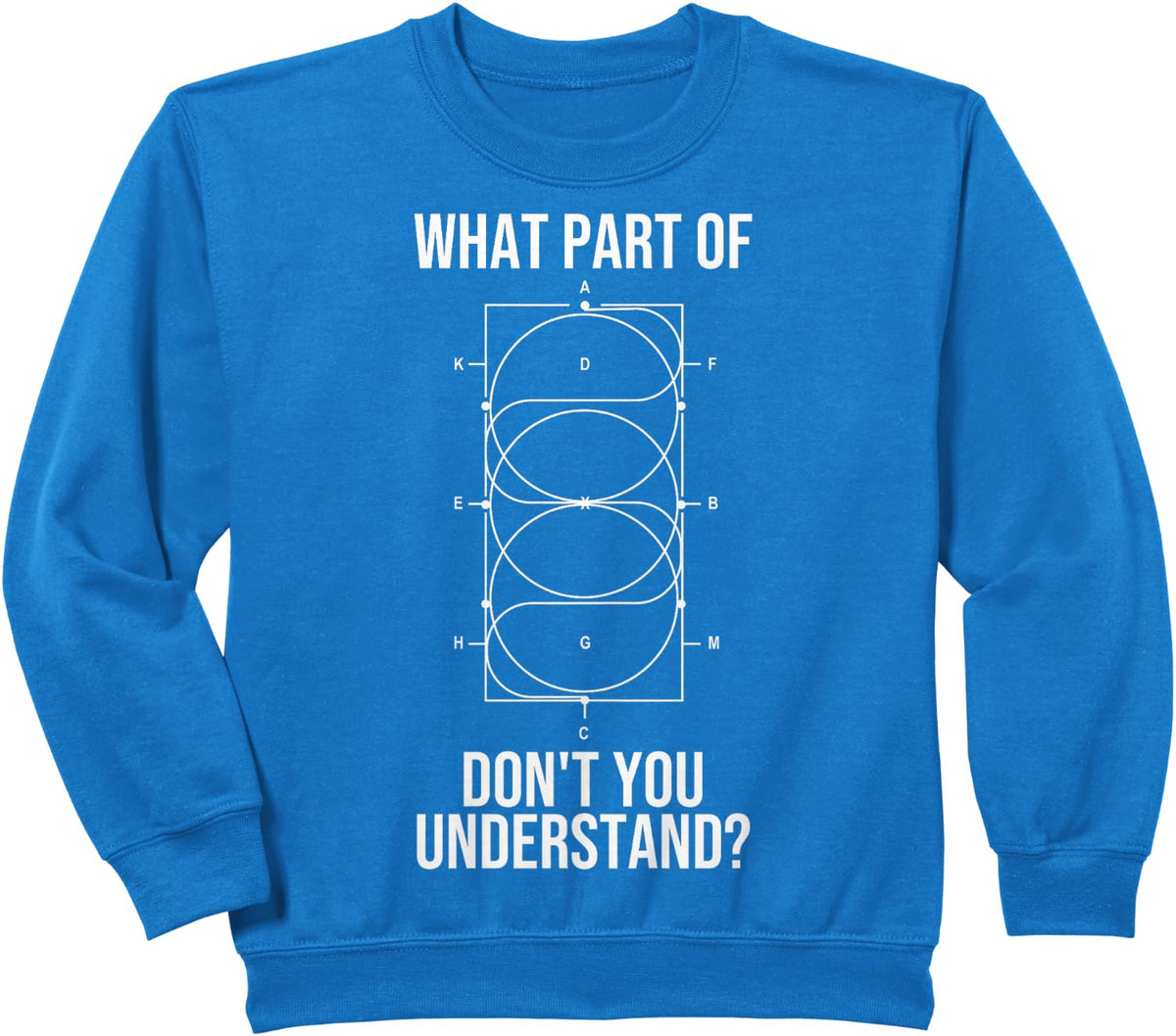 Cool Dressage Design For Men Women Equestrian Eventing Sport Sweatshirt - Royal Blue