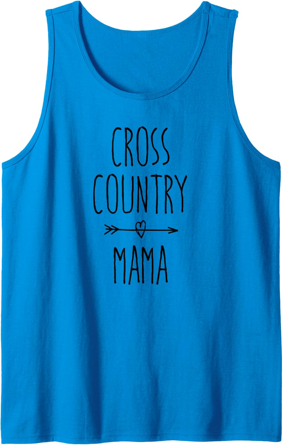 Cross Country Mom Proud XC Running Mama Sleeveless Tank Top - Sapphire Blue
