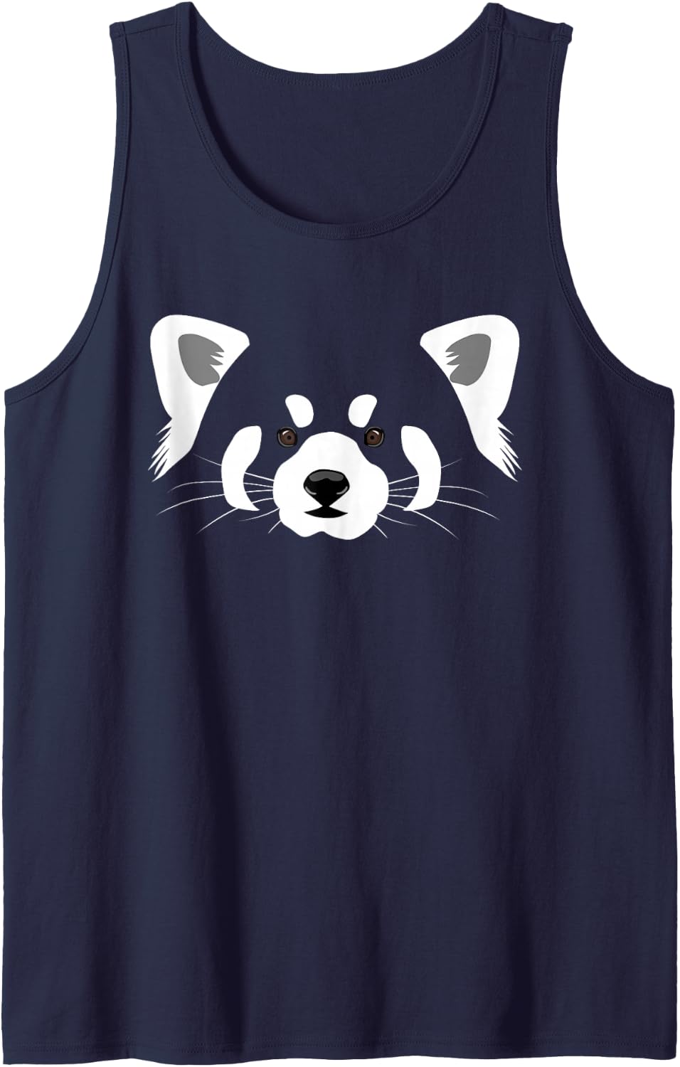 Red Panda Tank Top - Navy Blue