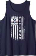 USAF T Shirts - Air Force Retired Veterans Day Tank Top - Navy Blue