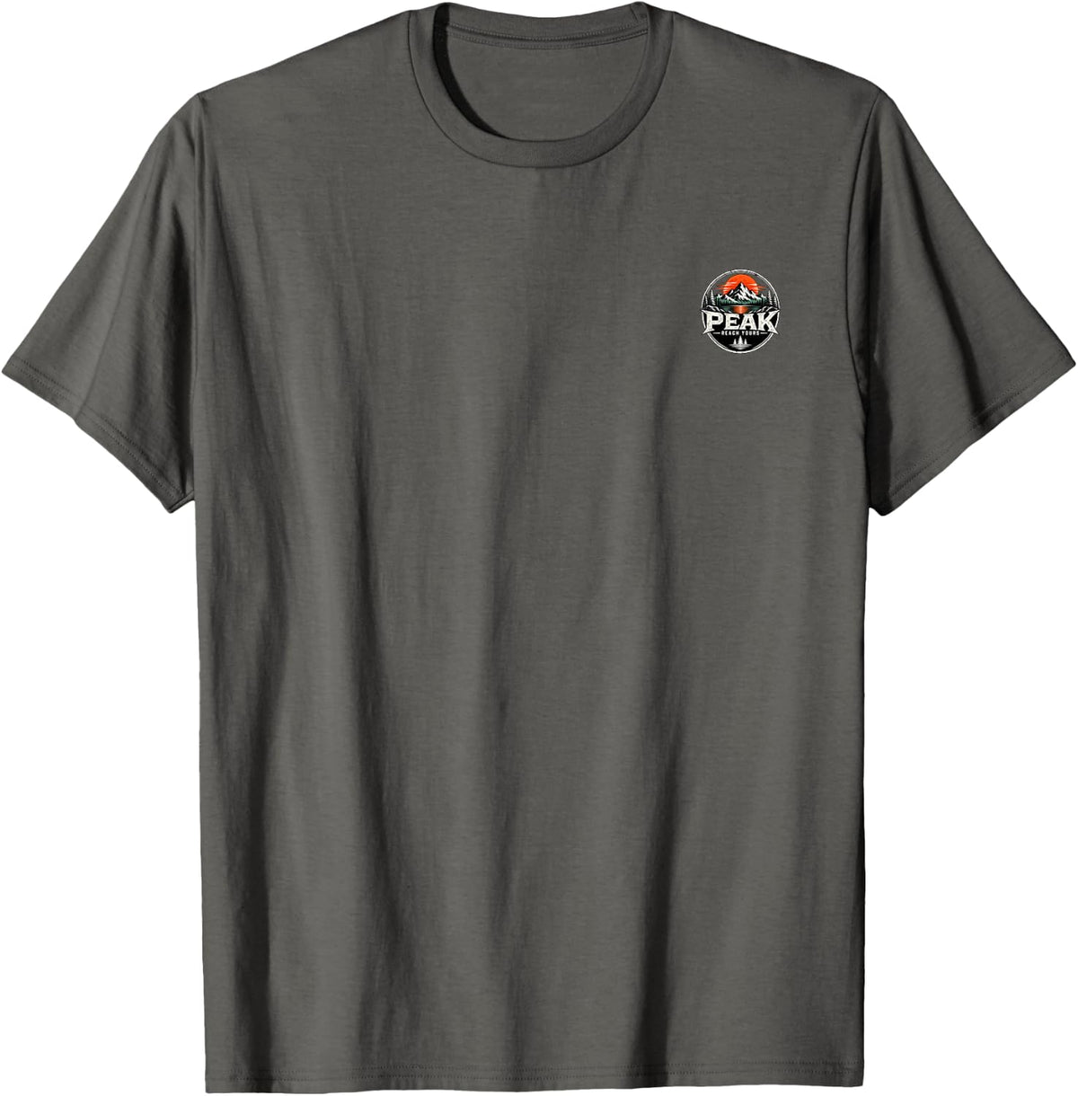 Peak Take a Hike Skeleton Graphic Tee T-Shirt - Asphalt Grey