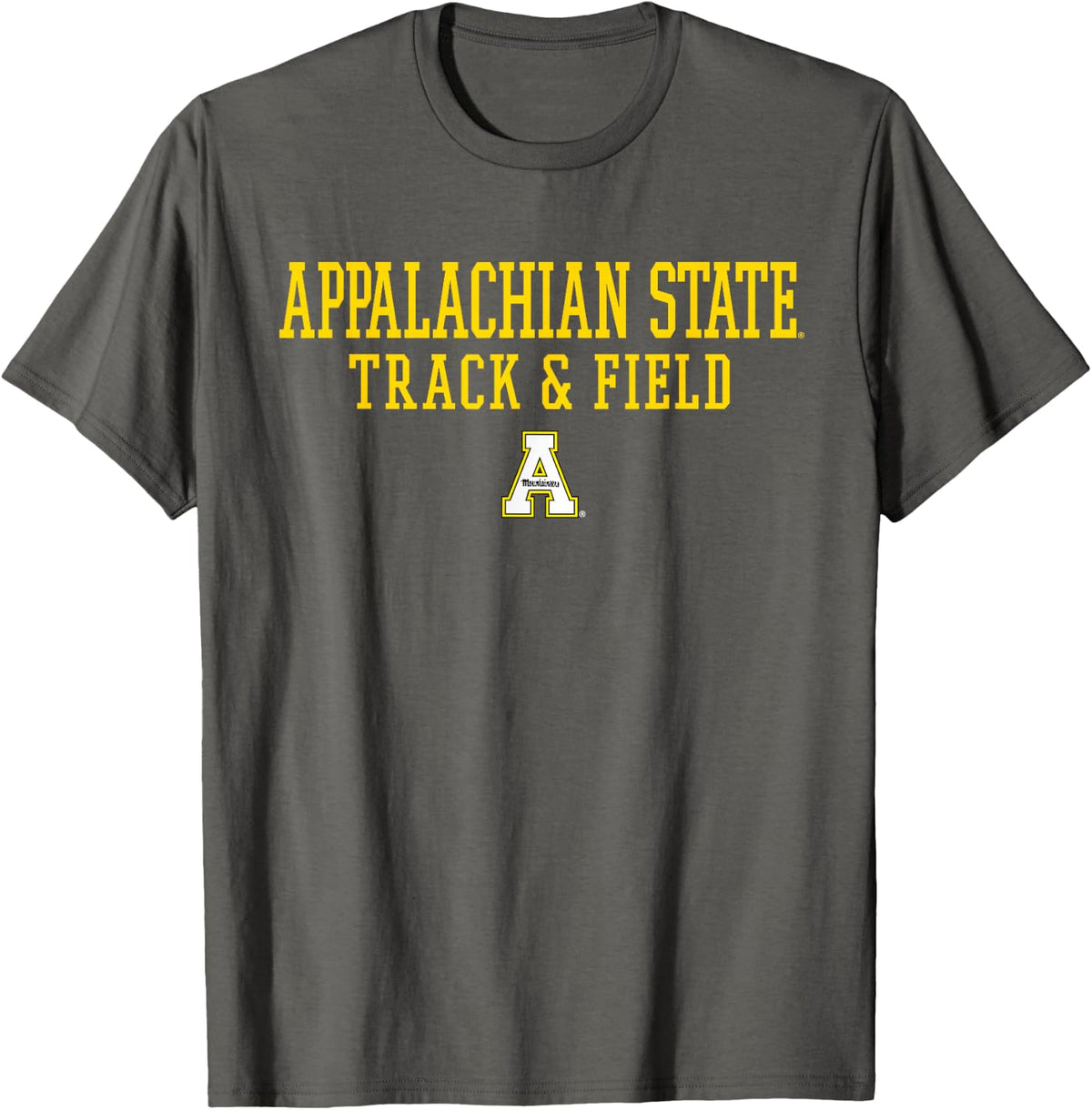 App State Mountaineers Classic Track & Field - App State T-Shirt - Asphalt Grey