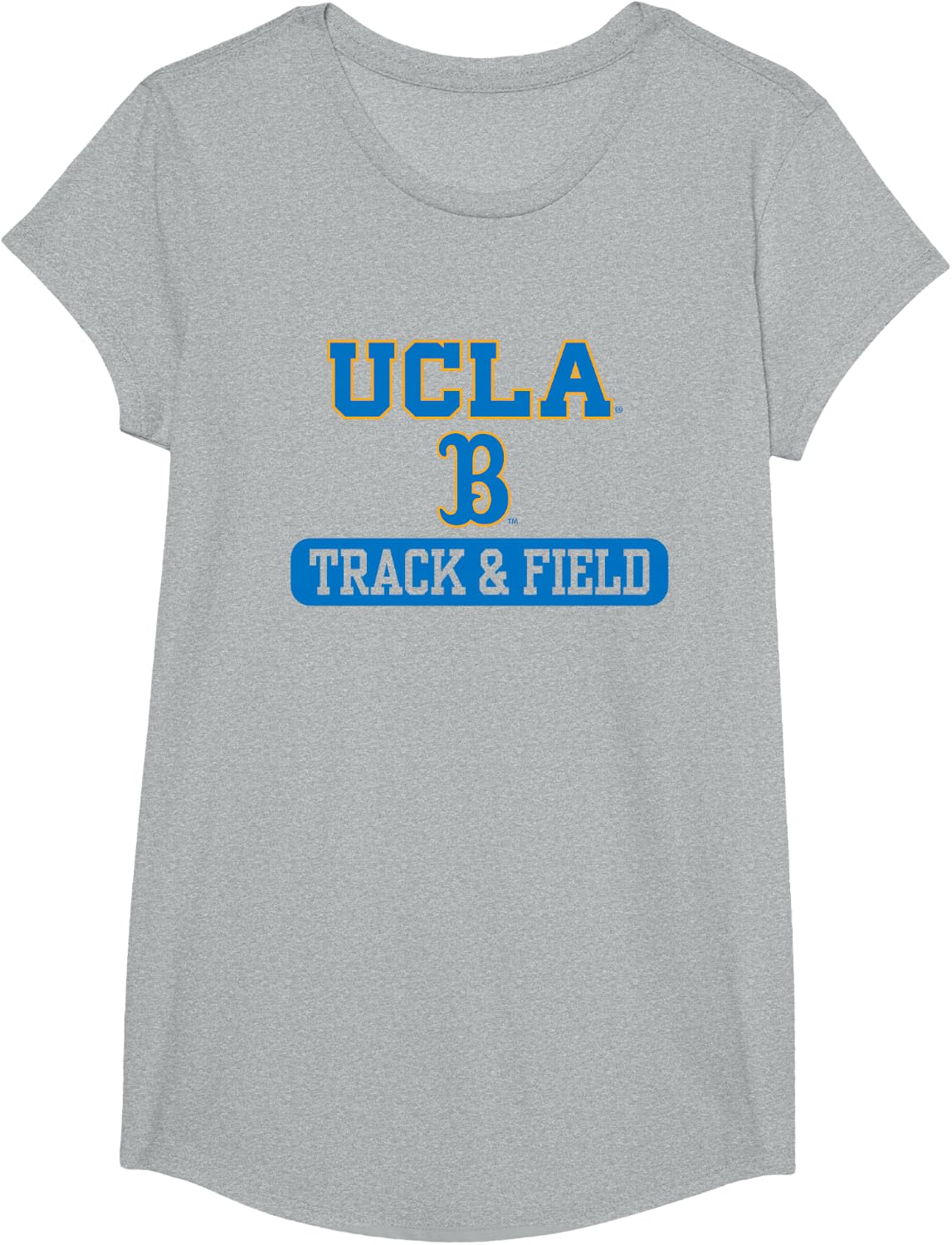 UCLA Bruins Track & Field Logo Officially Licensed T-Shirt - Girls Heather Grey