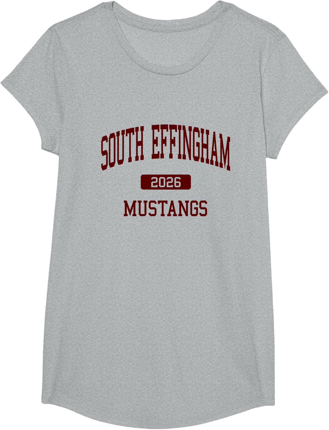 South Effingham High School Class of 2026 Guyton GA T-Shirt - Girls Heather Grey