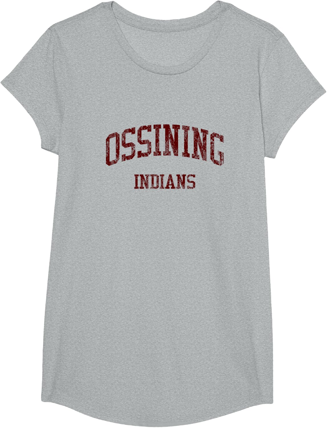 Ossining High School HS Ossining NY Vintage Sports T-Shirt - Girls Heather Grey