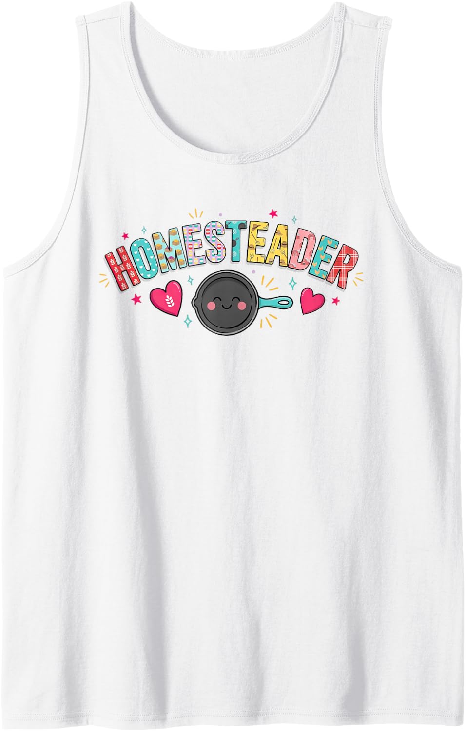 Homesteading Farmer Off Grid Living Back to The Land Sleeveless Tank Top - White