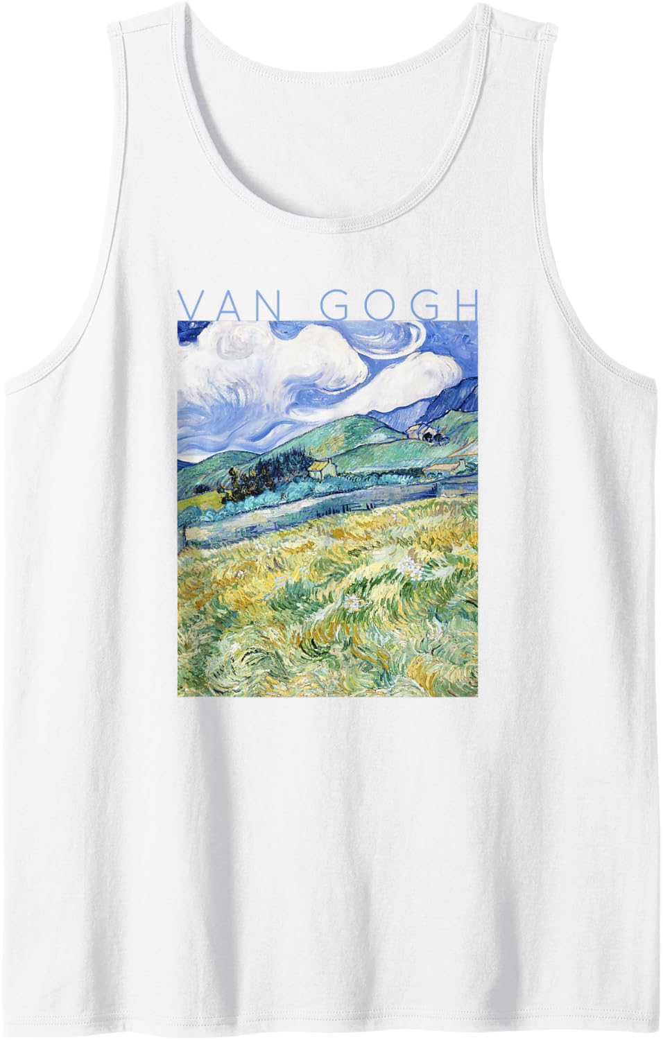 Van Gogh Saint Remy Sleeveless Tank Top - White
