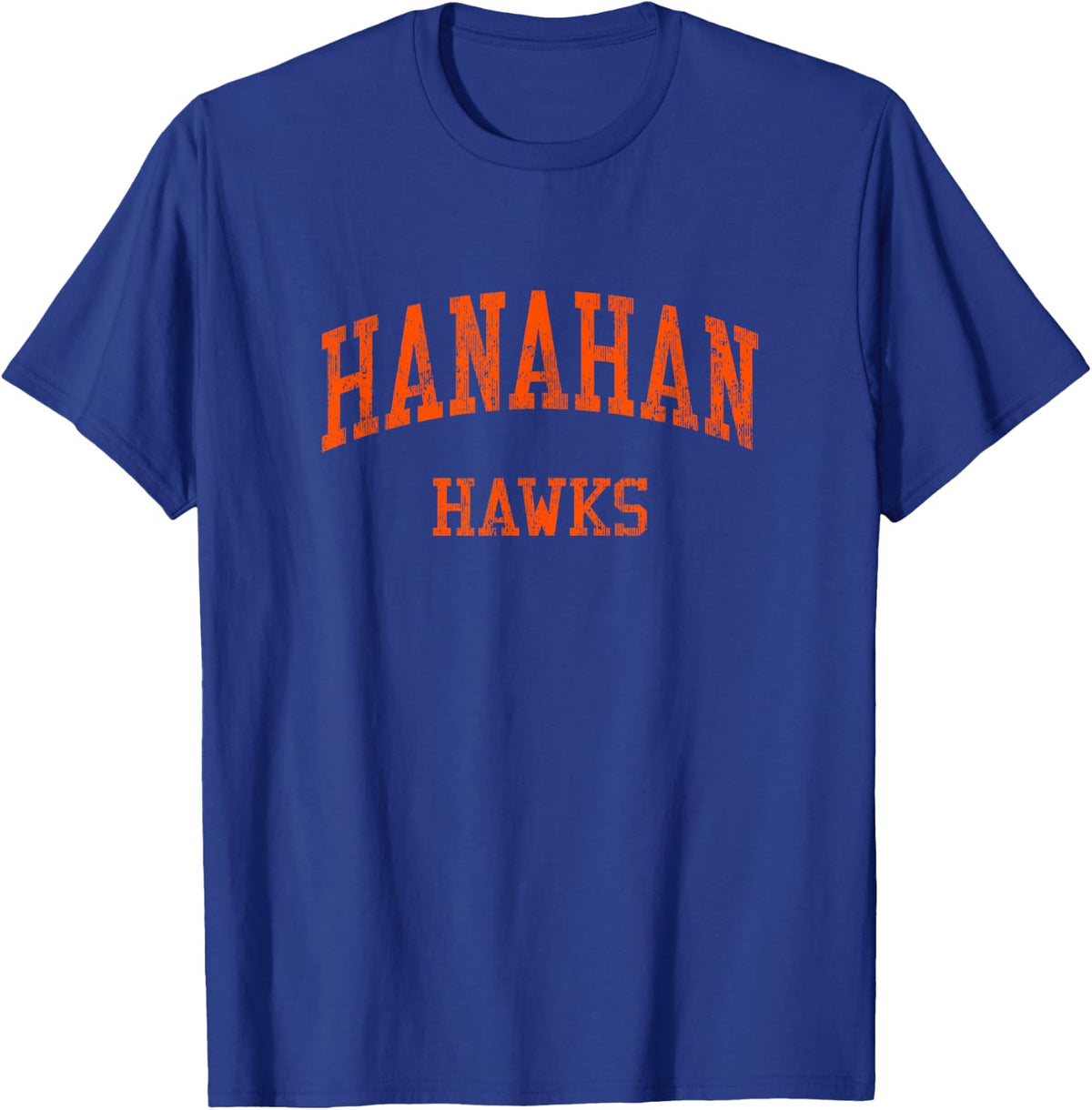 Hanahan High School HS Hanahan SC Vintage Sports T-Shirt - Royal Blue