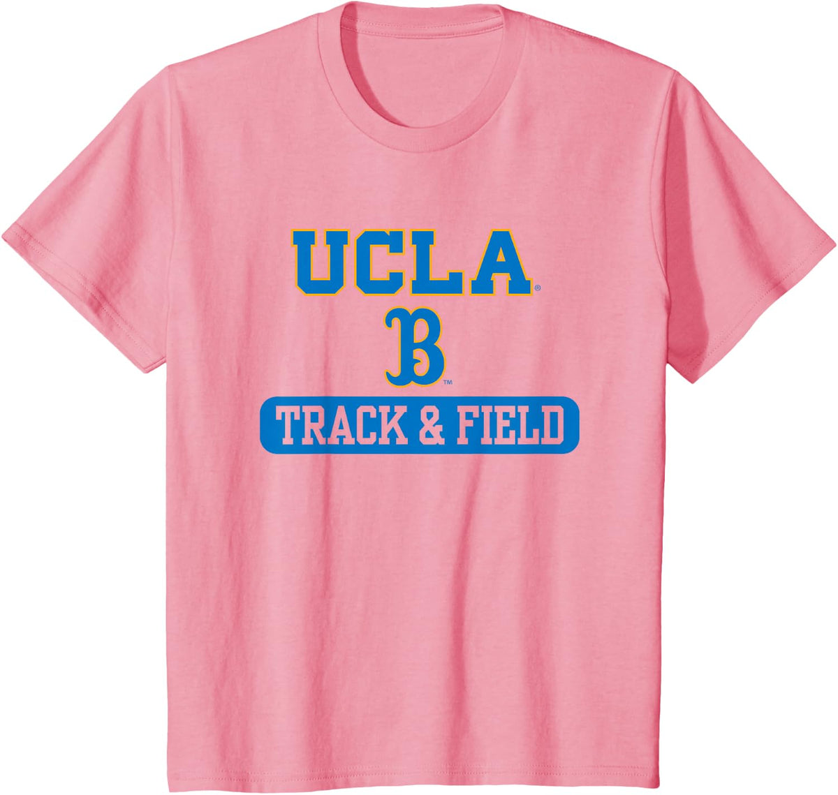 UCLA Bruins Track & Field Logo Officially Licensed T-Shirt - Pink