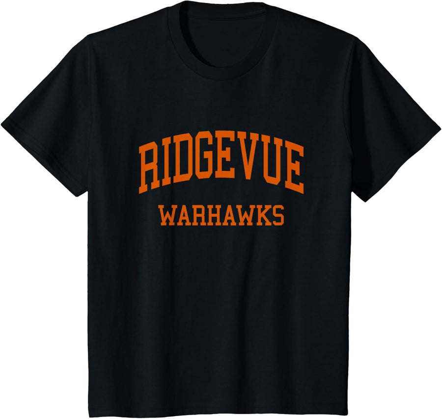 Ridgevue High School HS Nampa ID Retro Sports T-Shirt - Black