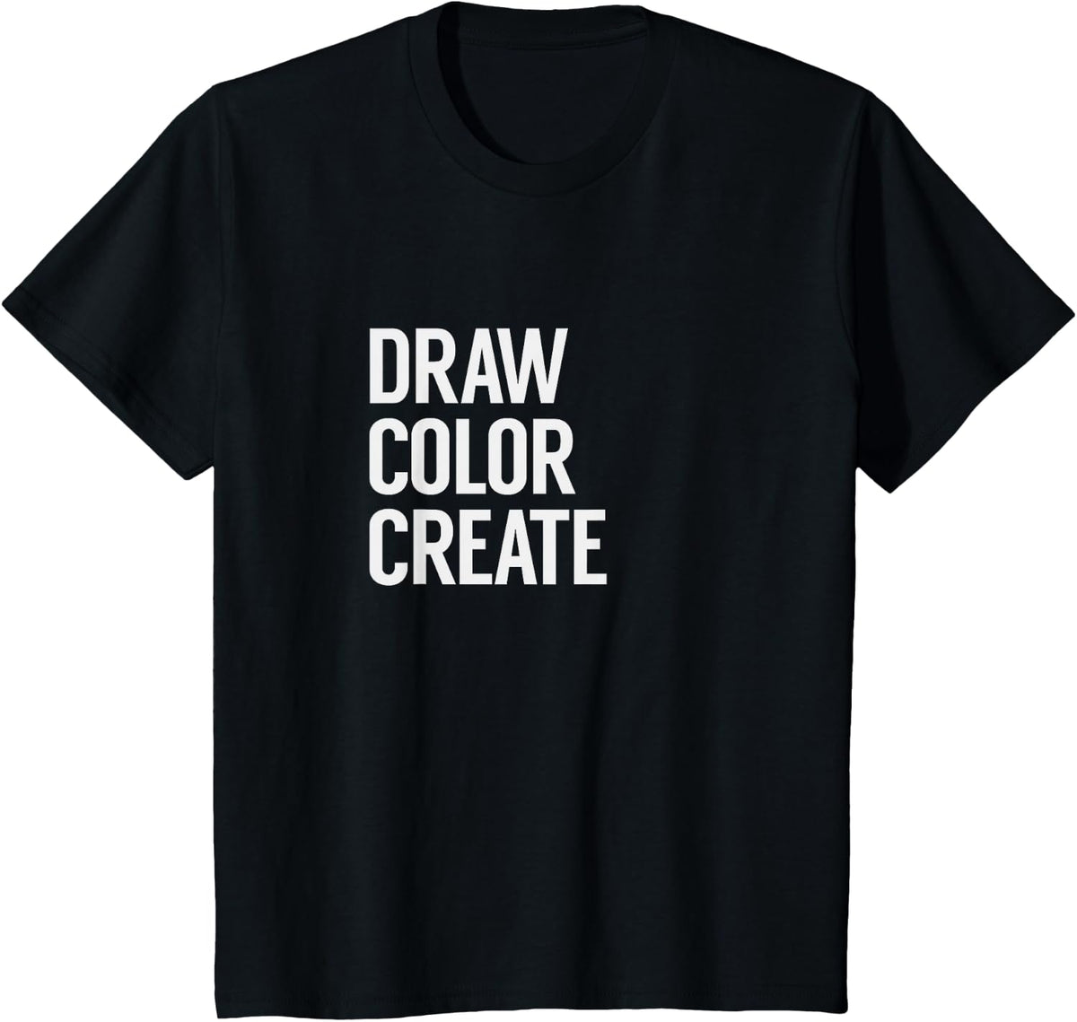 Draw Color Create T-Shirt - Black