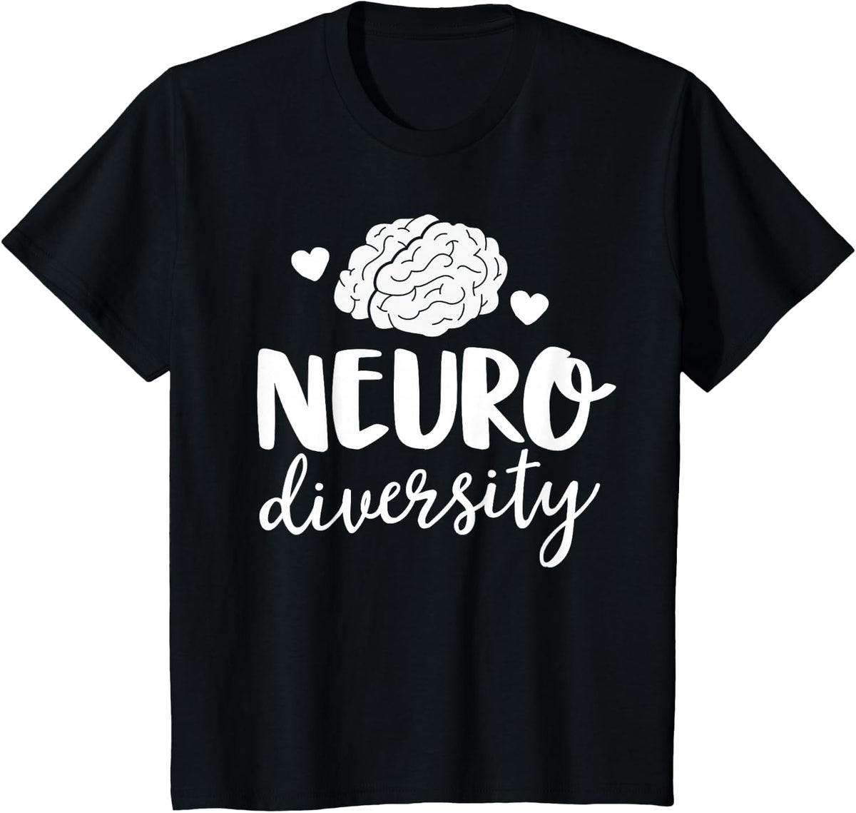 Neurodiversity Special Education Teacher Shirt Brain SPED T-Shirt - Black