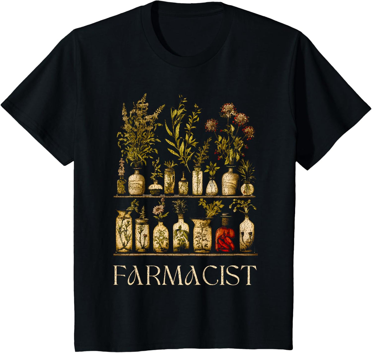Farmacist Homestead T-Shirt Farm Tees Farmer T Shirts For Men Women - Black
