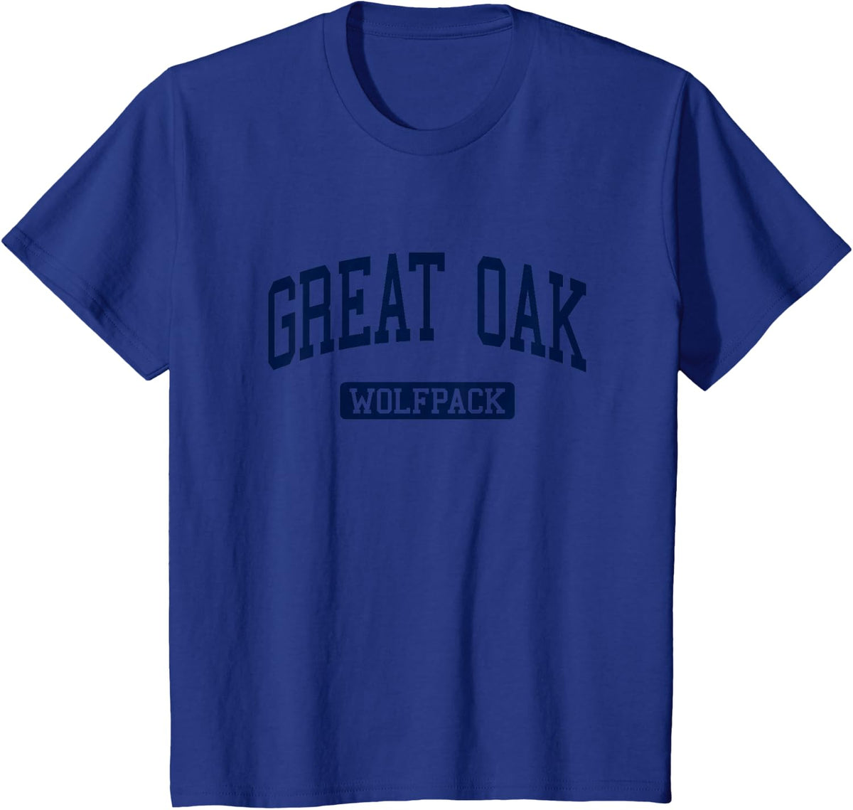 Great Oak High School HS Temecula CA Varsity Sports T-Shirt - Royal Blue