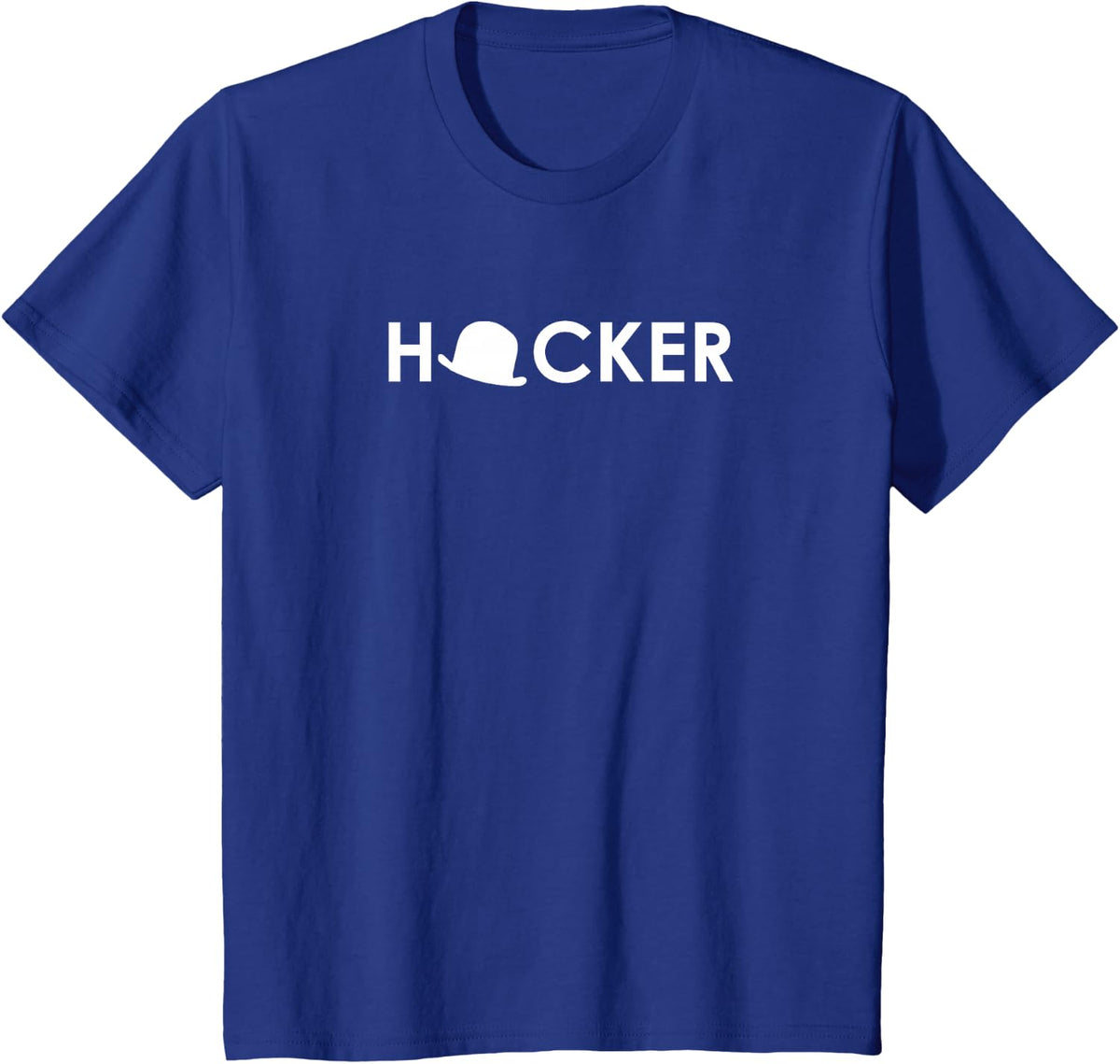 White Hat Hacker Cybersecurity Pentester T-Shirt - Royal Blue
