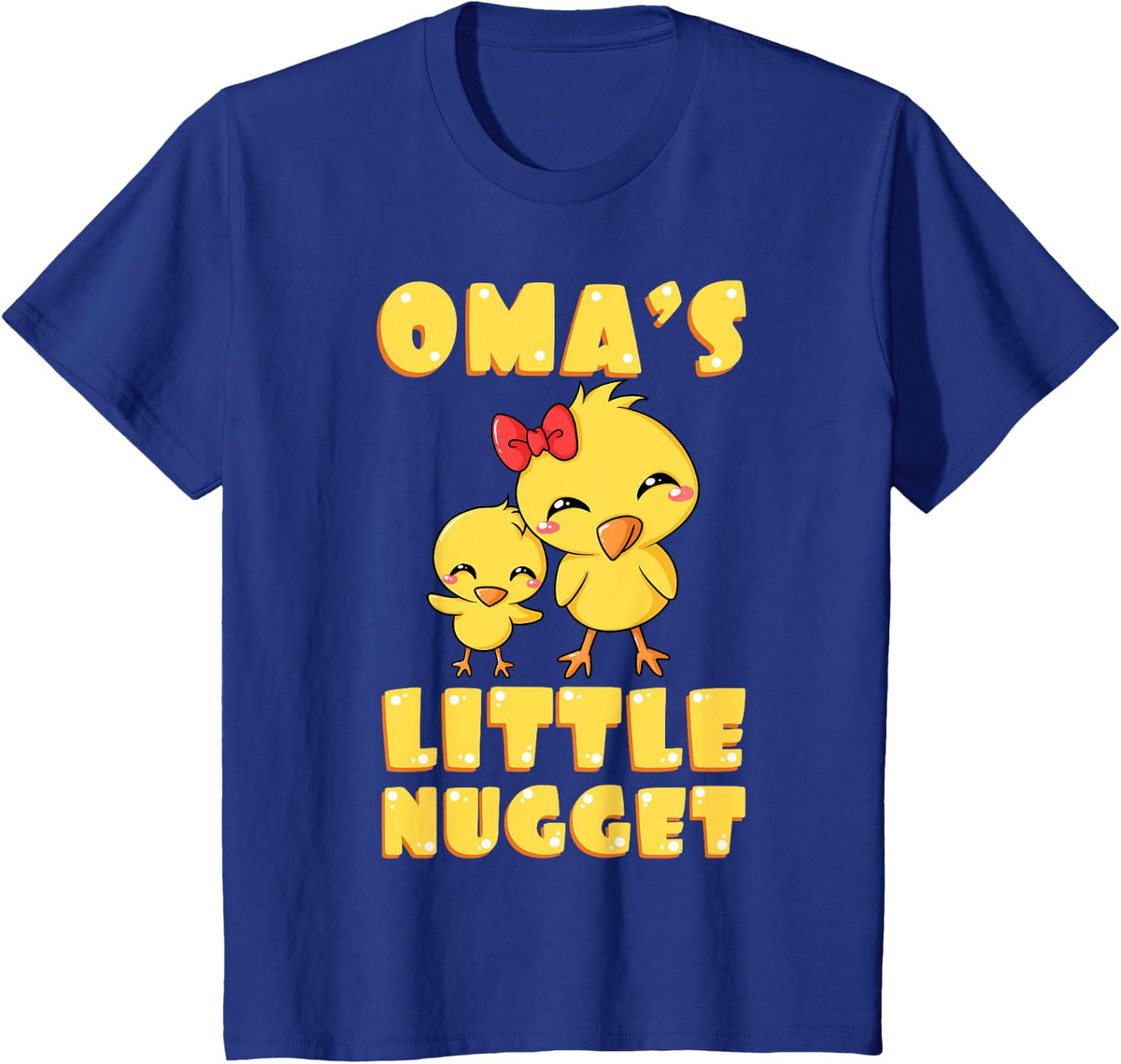 Oma Little Nugget Chick Deutschland Germany Grandmother Gift T-Shirt - Royal Blue