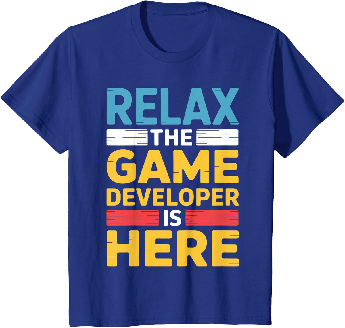 Cute Game Designer Art for Men Women Video Game Developer T-Shirt - Royal Blue
