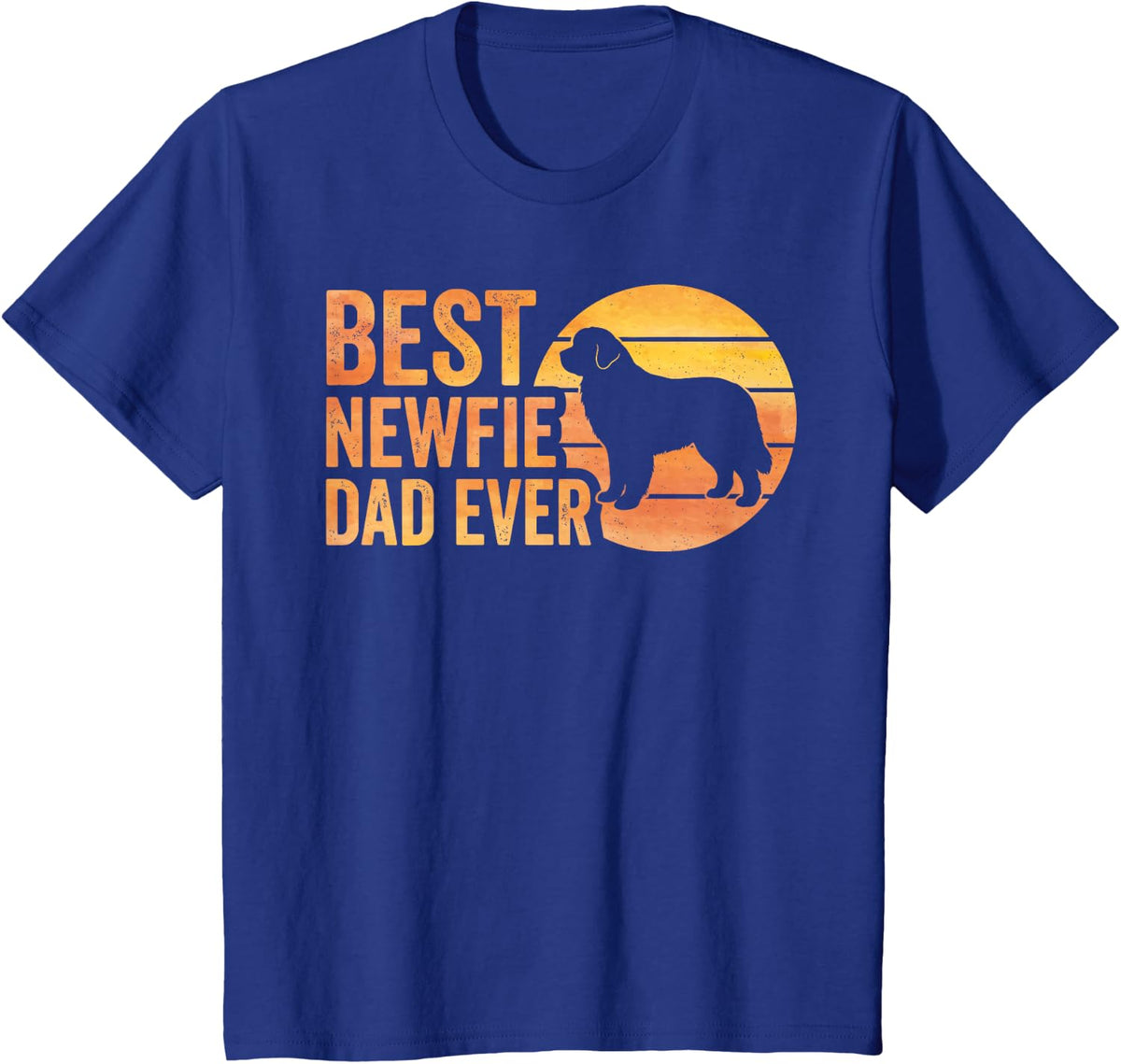 Cool Newfoundland Art for Men Boys Dad Newfie Newfoundland T-Shirt - Royal Blue