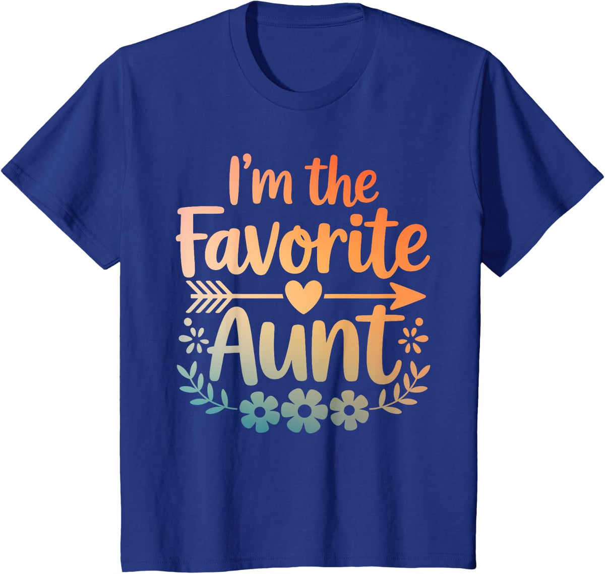 Funny Aunt Squad Art for Aunt Auntie Women Auntie Squad T-Shirt - Royal Blue