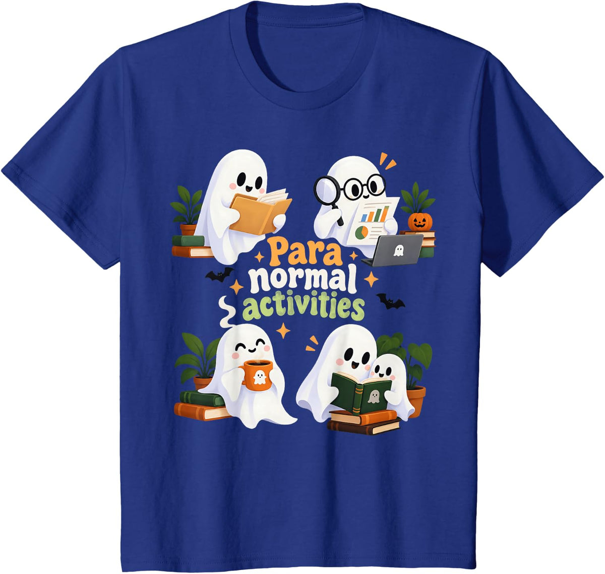 Paranormal Activities Special Education Ghosts T-Shirt - Royal Blue