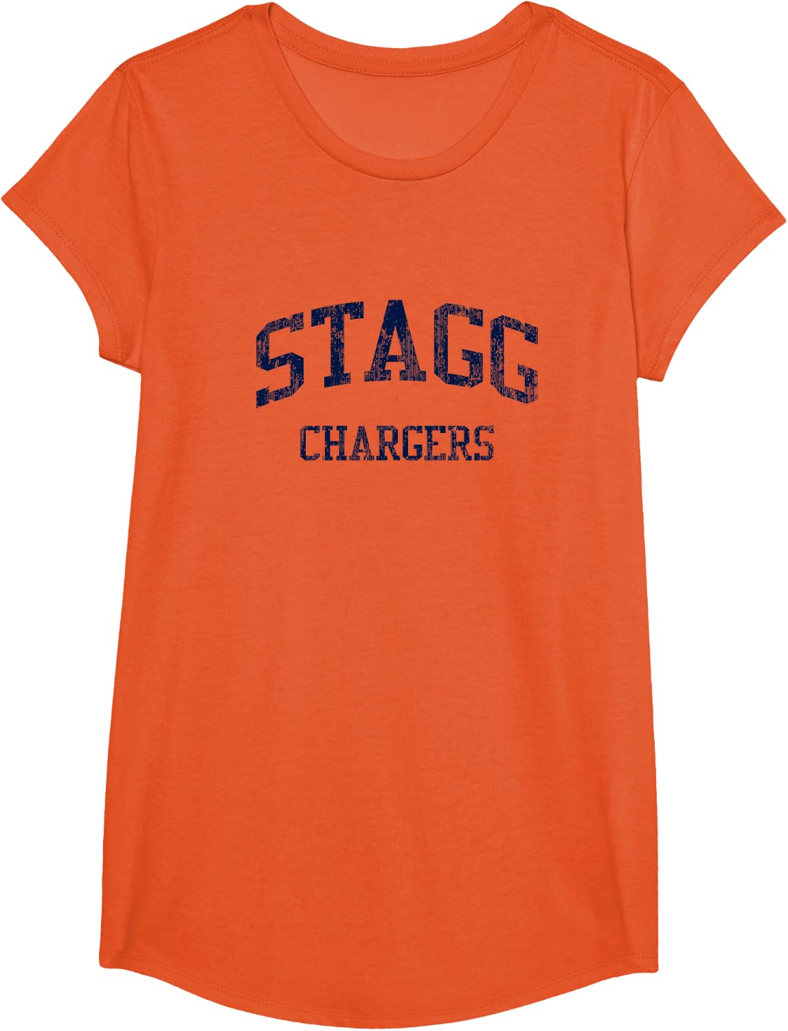 Stagg High School HS Palos Hills IL Vintage Sports T-Shirt - Girls Orange