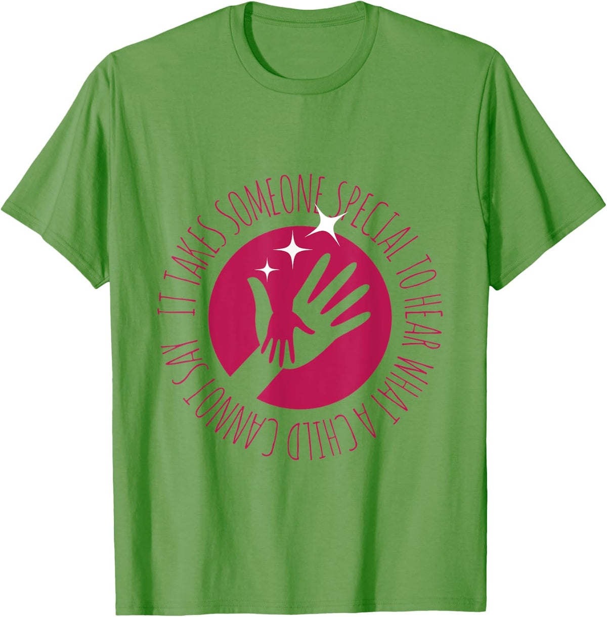 Special Education Paraprofessional Appreciation Teacher Aide T-Shirt - Grass Green