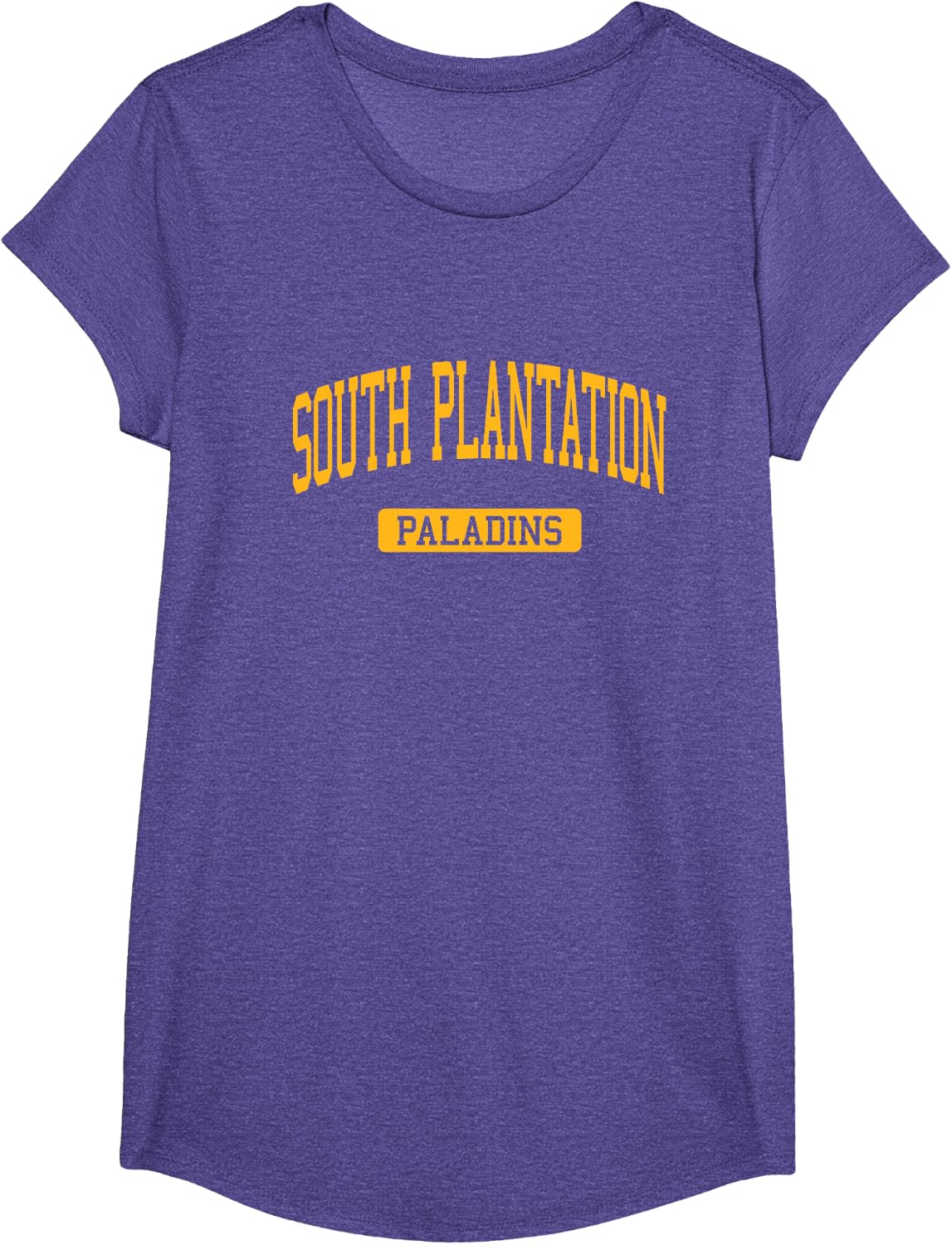 South Plantation High School HS Plantation FL Varsity Sports T-Shirt - Girls Purple Heather