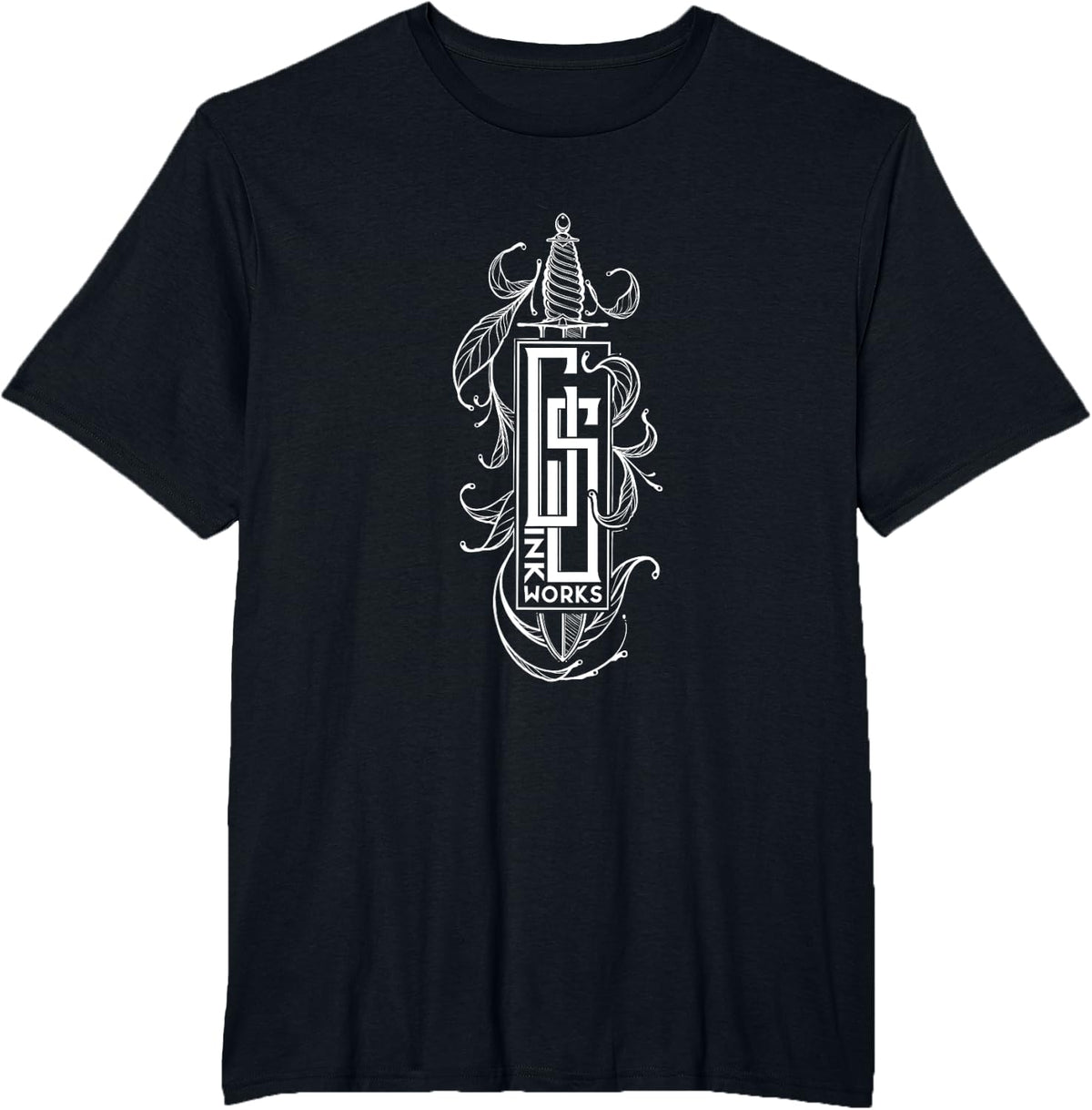 Cs Ink works Logo T-Shirt - Black