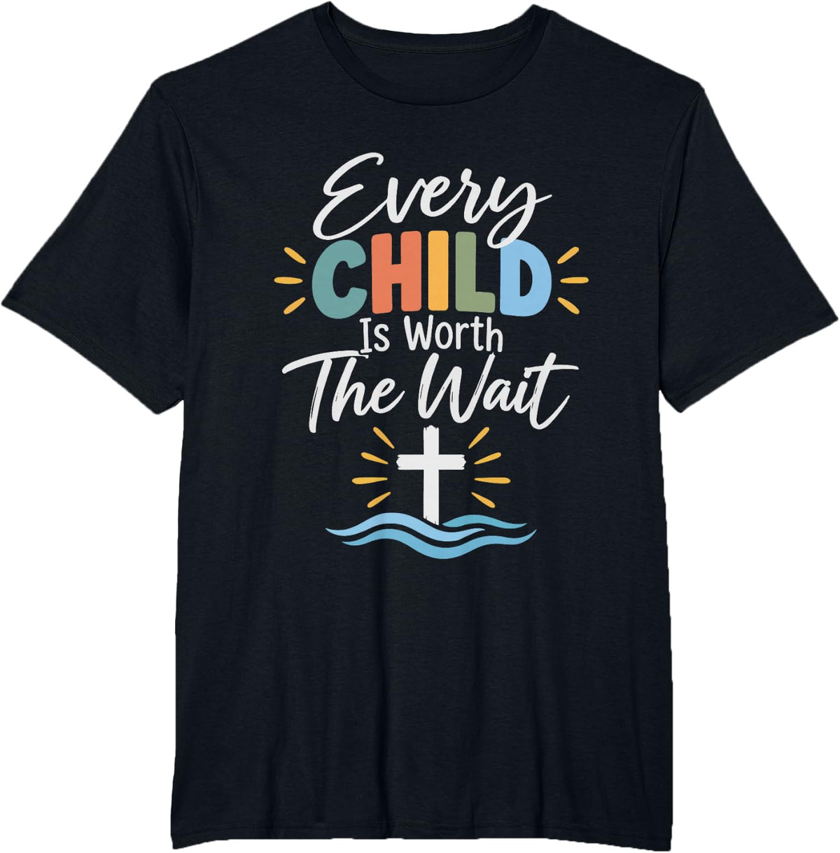 Special Education Teacher Baptism Sped Educator T-Shirt - Black